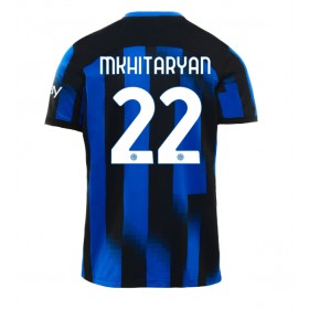 Inter Milan Henrikh Mkhitaryan #22 Hemmakläder 2023-24 Kortärmad